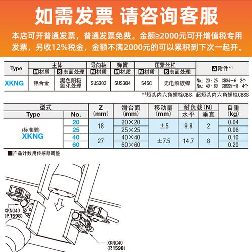 X轴手动位移滑台XKNG20/XKNG25/XKNG40/XKNG60简易压紧丝杆型组件
