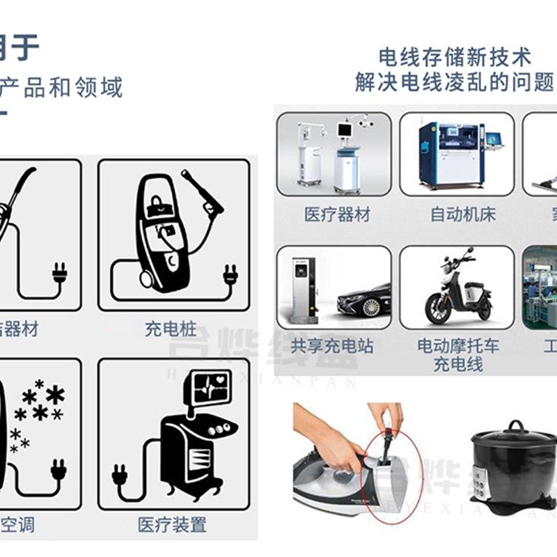 小型电线自动伸缩回收纳移动源卷线盘线缆工具插座配件卷盘绕线器,电子/电工,接线板,淘宝优惠券,粉丝福利购,淘宝优惠卷