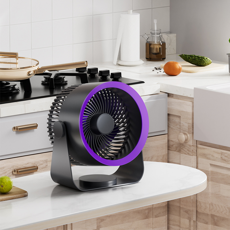 usb壁挂式厨房电风扇免打孔厕所挂墙壁卫生间专用洗手间浴室小型