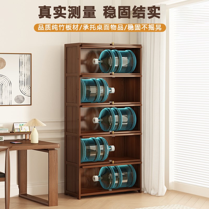 博古架实木中式茶柜茶具置物架茶杯架古董茶叶展示收纳柜紫茶壶架