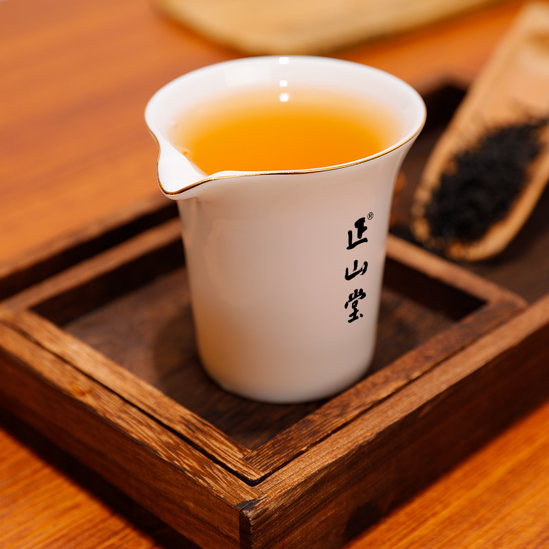 正山堂茶业描金公道杯白瓷德化200Zml 茶具