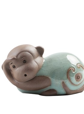 小十二生肖摆件陶瓷整套鼠牛虎兔龙蛇马羊猴鸡狗猪工艺品家居装饰