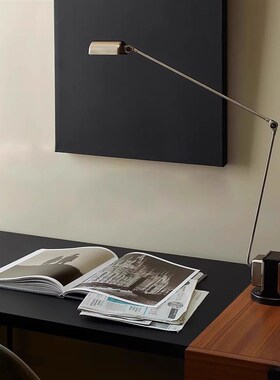 意大利Lumina落地灯设计师简约复古风客厅书房可调节摇臂阅读台灯