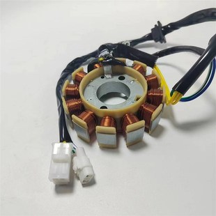 电喷GY6踏板车125CC150发动机磁电机定子线圈鬼火发电机12极18极
