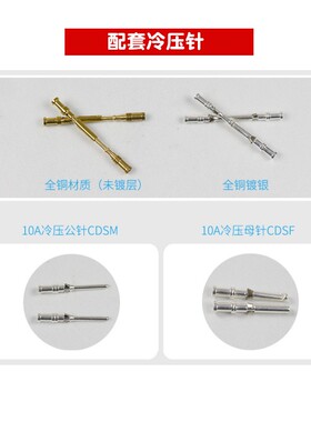 矩形重载连接器HDD-24 42芯72芯108 144 216芯冷压防水航空插头座