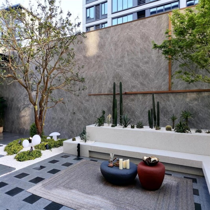 庭院仿石材石英砖别墅室外地砖户外花园院子阳台室外PC砖地铺石