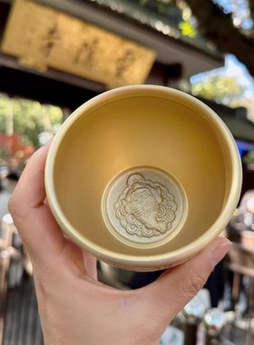 杭州灵隐百福铜缸黄铜q米缸招财聚财聚宝盆客厅办公室卧室装饰摆