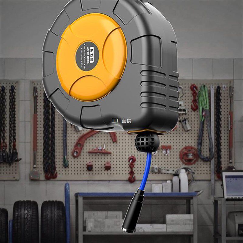 气鼓自动伸缩气h管卷管器电鼓水鼓气动工具高压泡沫鼓汽修拓力罗