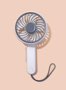 爱登USbB小风扇迷你可充电挂腰桌面edon风扇学生随身小型手持静音
