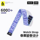 4留香尼龙编织物替换腕带 适配小米Watch 61S_运动香水手表带 9Pro 8Pro红米watch6