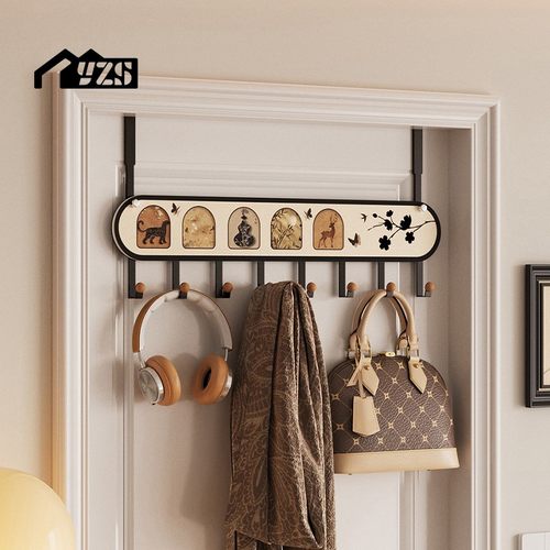 中古风门后挂钩免打孔挂衣架