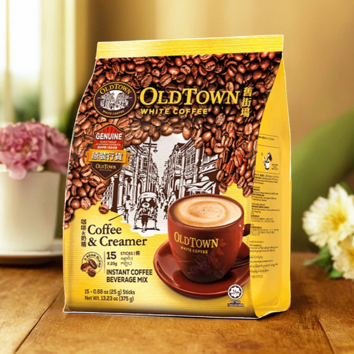 无糖二合一马来西亚速溶咖啡粉