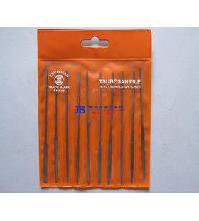 正品日本 壶三TSUBOSAN 2*135mm 10支套装 整形锉 SNF20 什锦锉
