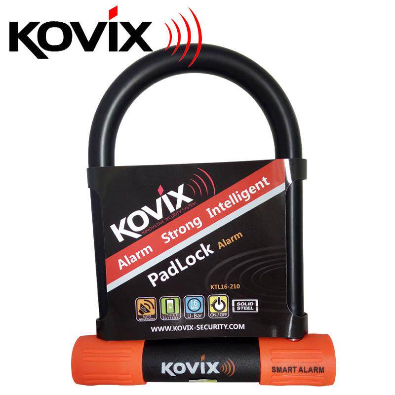 香港进口KOVIX KTL-16系列 摩托车报警锁 报警U锁 内径128*210