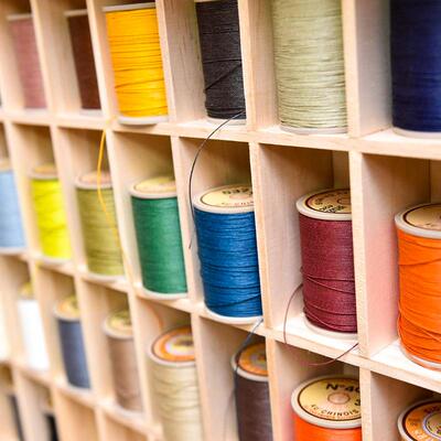 【整卷】632规格法国au chinois手工皮具手缝线亚麻线圆麻蜡线