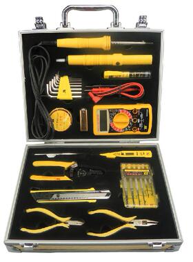 波斯工具27件精品铝合金箱电子组套 家用组套 高档工具BS511027