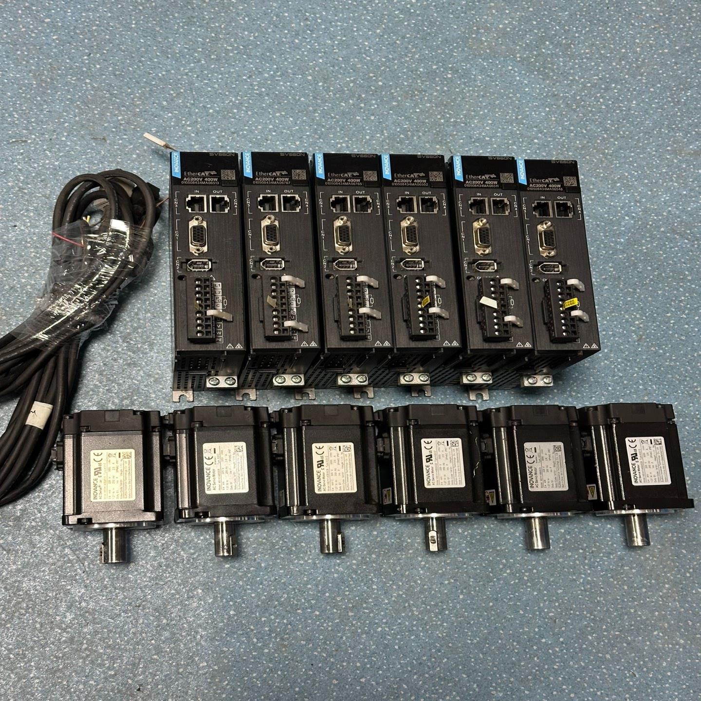 (询价)汇川660系列伺服电机驱动器套装，实物拍摄