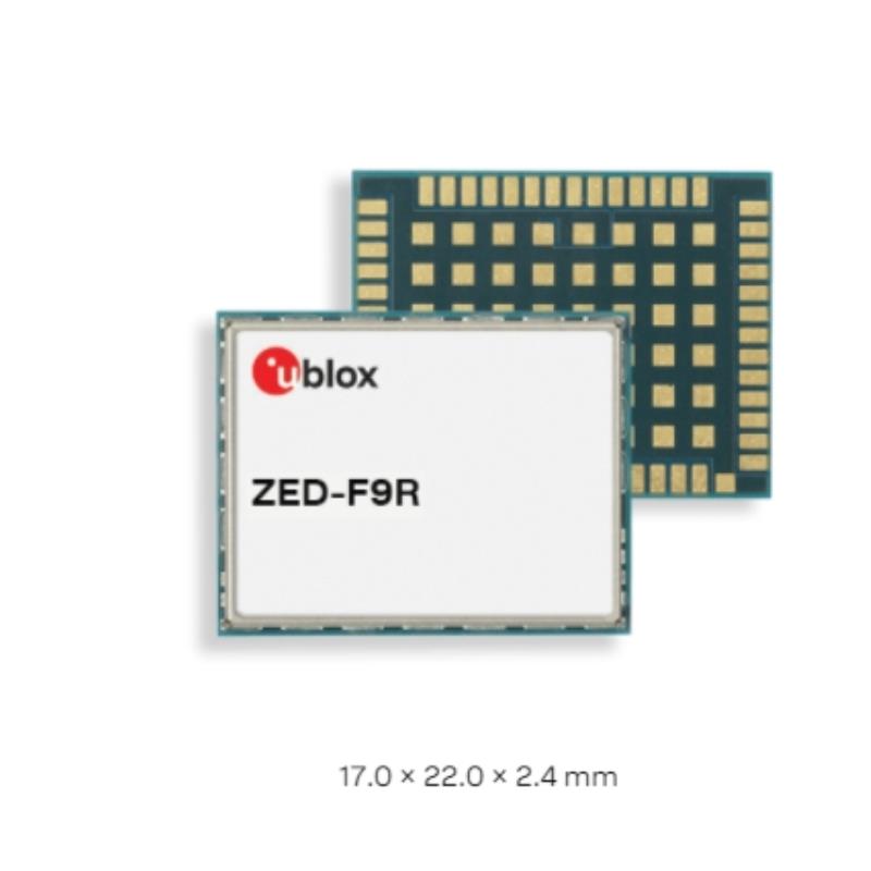 议~RTK高精度传感集成模块ZED-F9R，全面GNSS原始数据