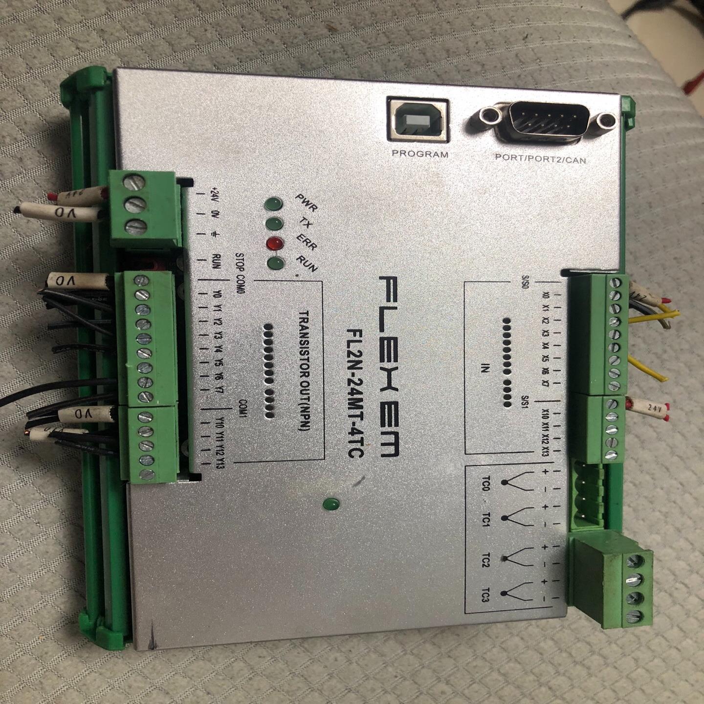 议价繁易PLC处理  FL2N-24MT-4TC、DC24V5W