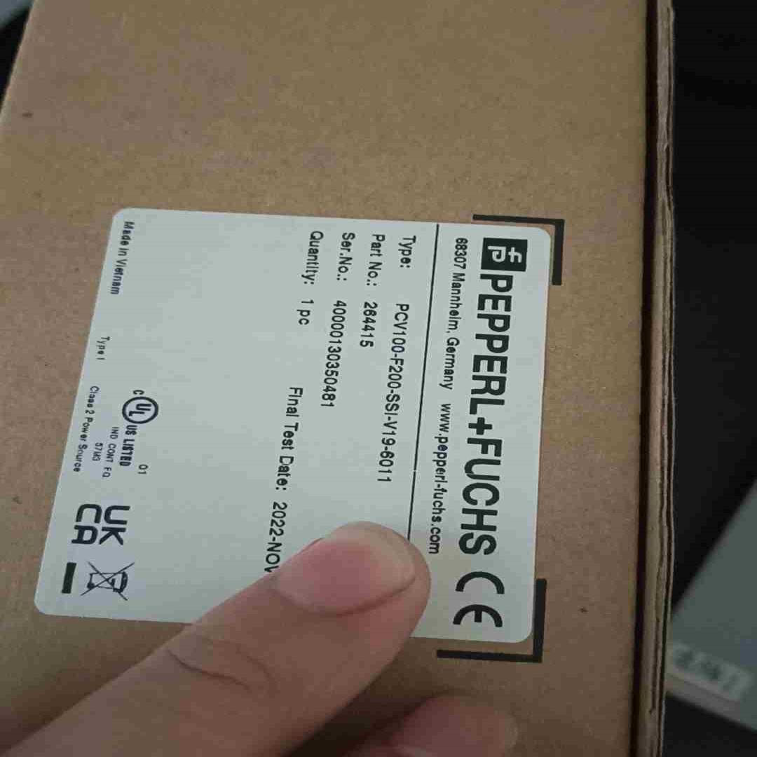 倍加福传感器PCV100-F200-SSI-V19-6011（崽载电子）