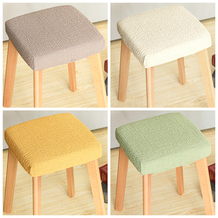 弹力万能高端小正方形凳子套罩坐垫面座椅套简约现代通用实木板凳