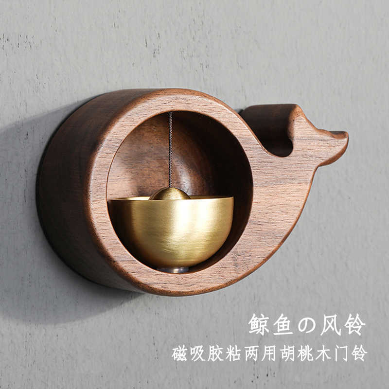 多款纯铜吸门式多巴胺风铃挂饰店铺门铃日式入户门上开门提示铃铛