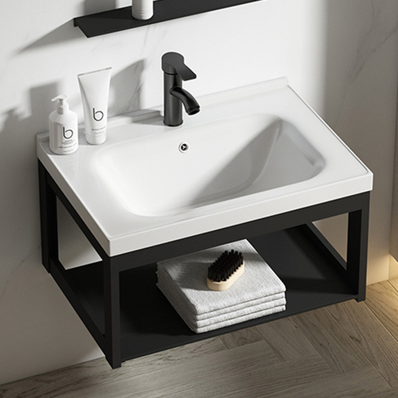 挂墙式洗手盆柜组合小户型陶瓷洗脸盆家用阳台卫生间简易洗漱