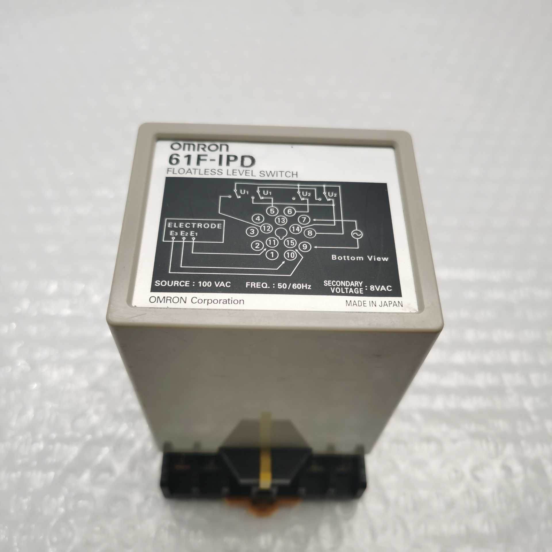 61F-IPD 100V带底座2774YT液位继电器(崽崽配件）