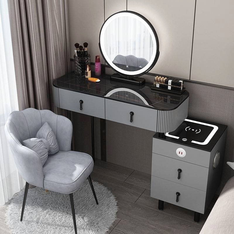 智能梳妆台无线充电轻奢北欧卧室化妆台现代简约多功能化妆桌,住宅家具,梳妆台/桌,淘宝优惠券,粉丝福利购,淘宝优惠卷