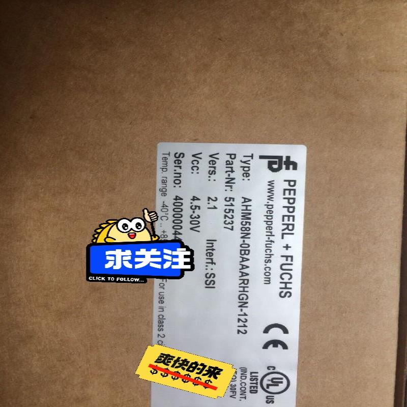 全新原装正品倍加福编码器AHM58N-0BAAARHGN-1~议价