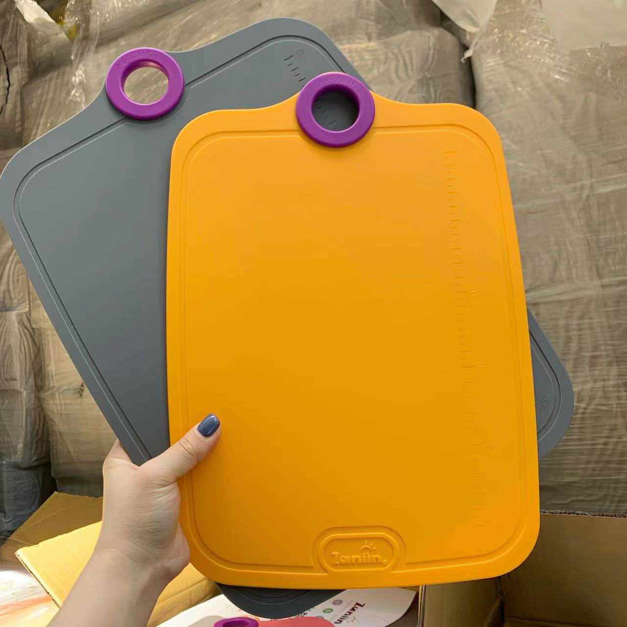 台湾省zaniin菜板tpu砧板家用切水果抗菌防霉厨房环保辅食硅胶