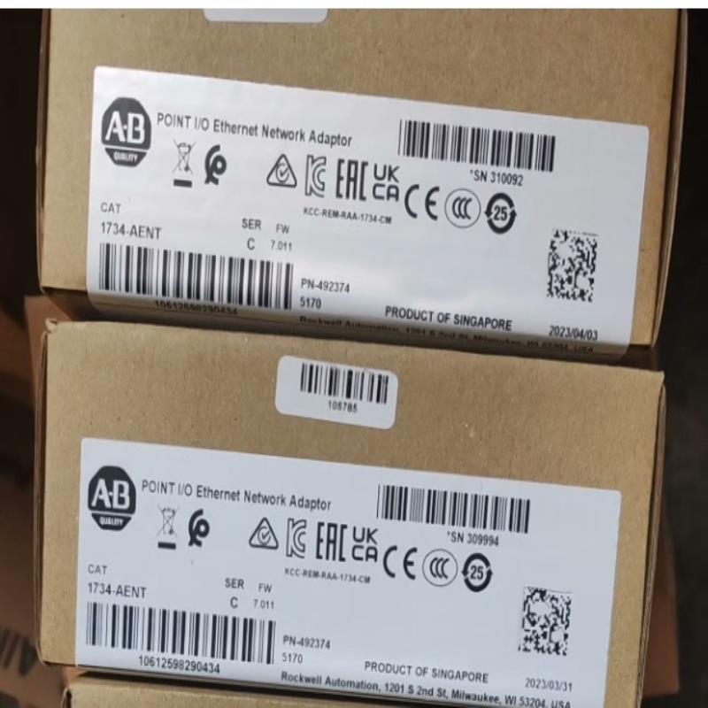 A-B模块plc罗克韦尔PLC 1734-AENT 还有17(崽崽配件）