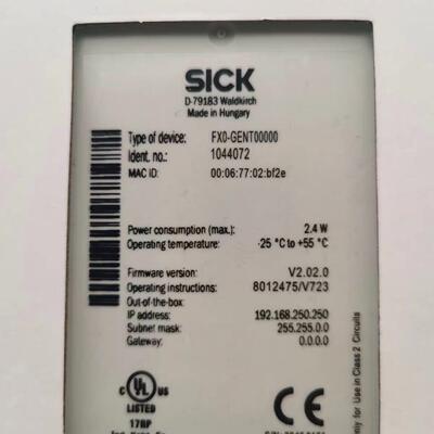 议~西克安全继电器FX0-NT00000订货号1044072