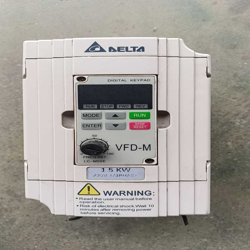 议~VFD015M21A 台达变频器 1.5KW 220V 实物
