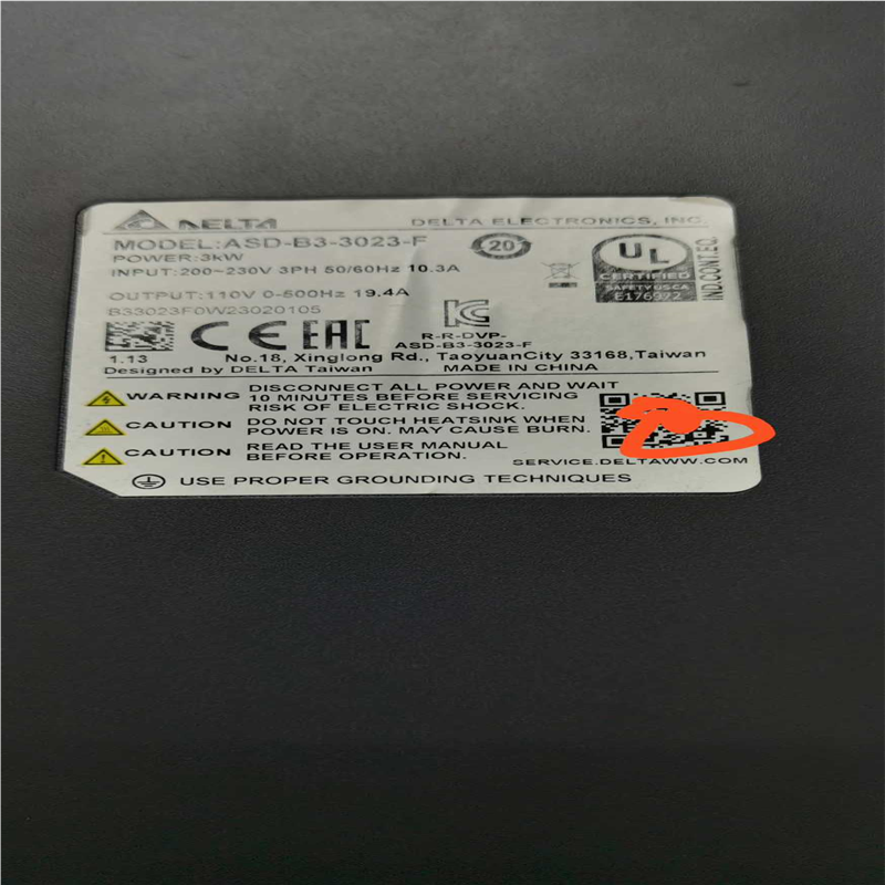 【汇生】台达伺服驱动器ASD-B3-3023-F ，3KW拆机件现货【议价】