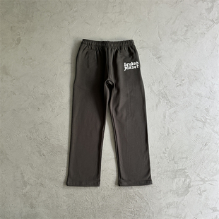 Broken Planet  basics joggers-grey 新款时尚刺绣潮碳黑直筒裤