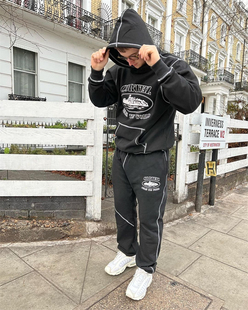 Corteiz Alcatraz hoodie 恶魔岛新款刺绣高品质卫衣长袖长裤男女