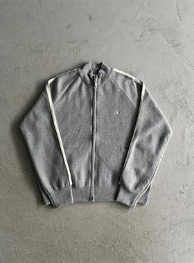 Corteiz秋冬针织马海毛迷彩套头毛衣宽松ins包边条毛衣开衫灰色潮