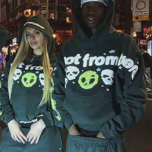 Broken Planet 外星人卫衣男女 not from here hoodie 夜光外套潮
