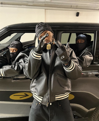 Corteiz皮时尚潮流手套