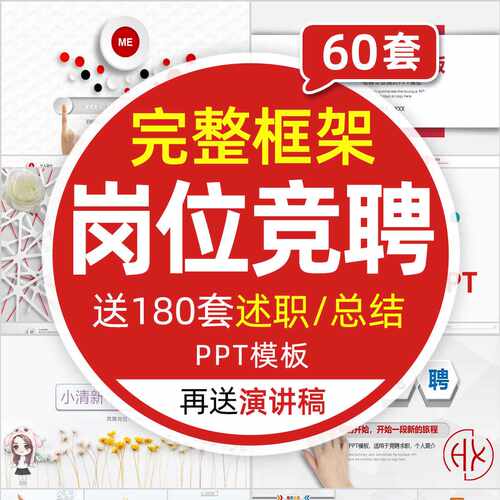 企业岗位竞聘PPT模板 工作应聘护士长演讲稿汇报述职报告职业规划