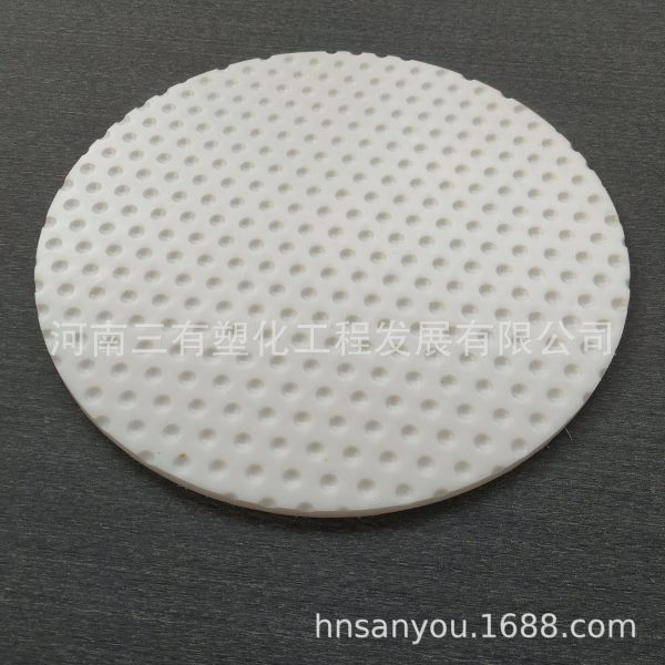 厂促UPE 7mm厚超分子聚乙烯板 耐磨自润滑 带储脂坑 桥梁支座滑板