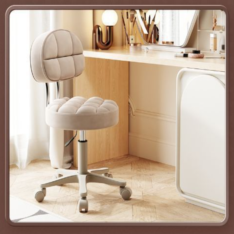 可旋转梳妆凳美发美甲理发写字椅