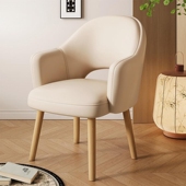 沙发椅电脑椅复古化妆凳女生卧室可旋转化妆椅梳妆台靠背扶手椅子