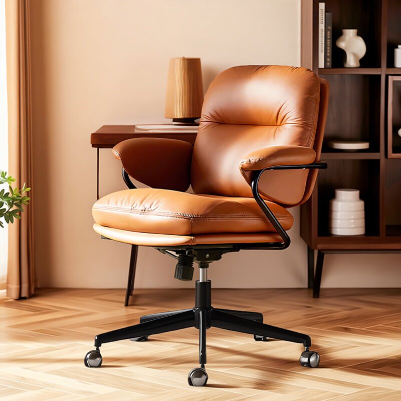 沙发椅电脑椅舒适真皮会议旋转椅