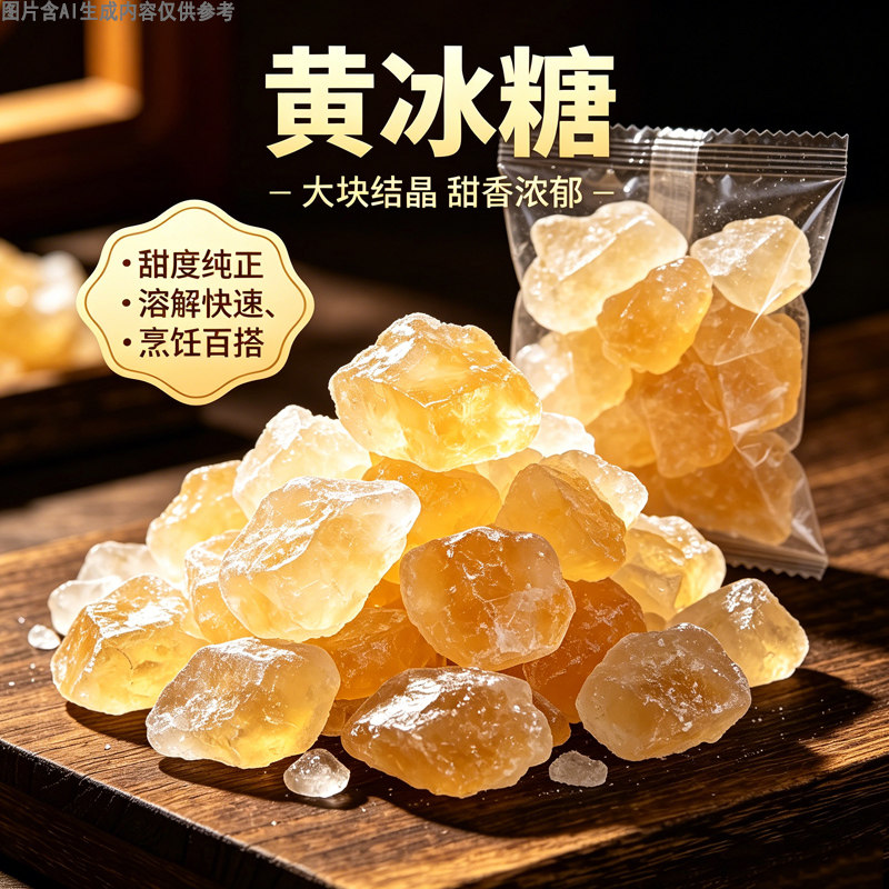 老黄冰糖大块土冰糖熬汤煮茶甜品烘焙原料煲汤烘焙调味品甜品原料