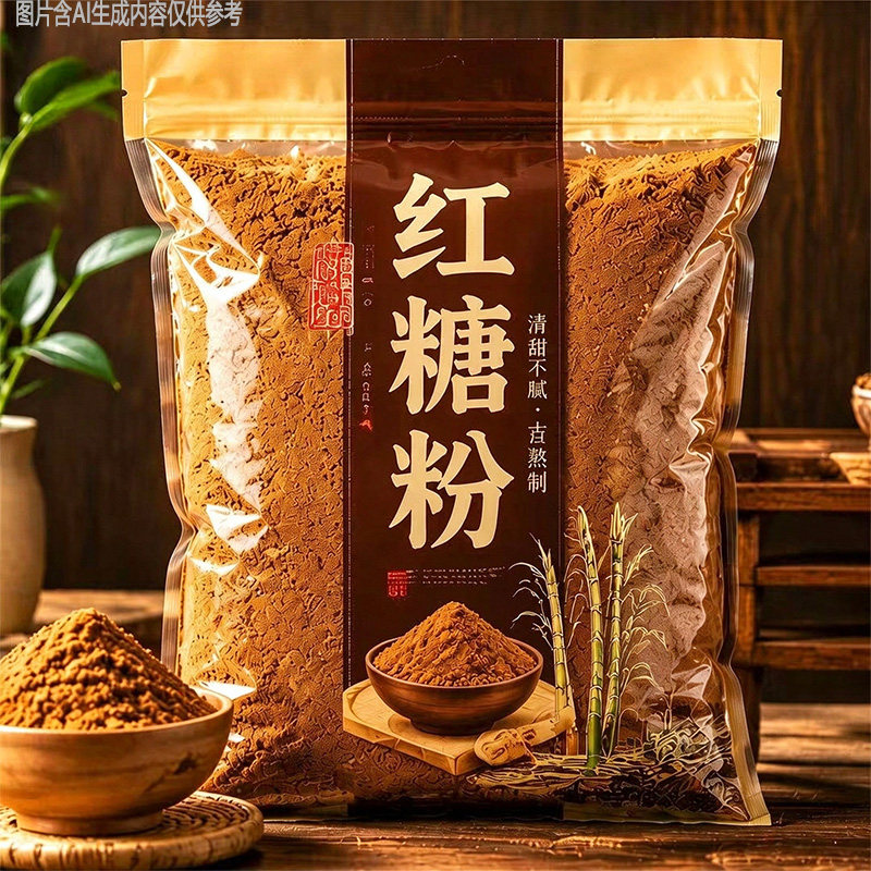 老红糖粉广西甘蔗手工熬制家用