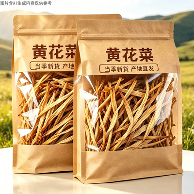 黄花菜干货农家日晒当季新货无干燥剂煲汤炒菜家用凉拌炖肉食材