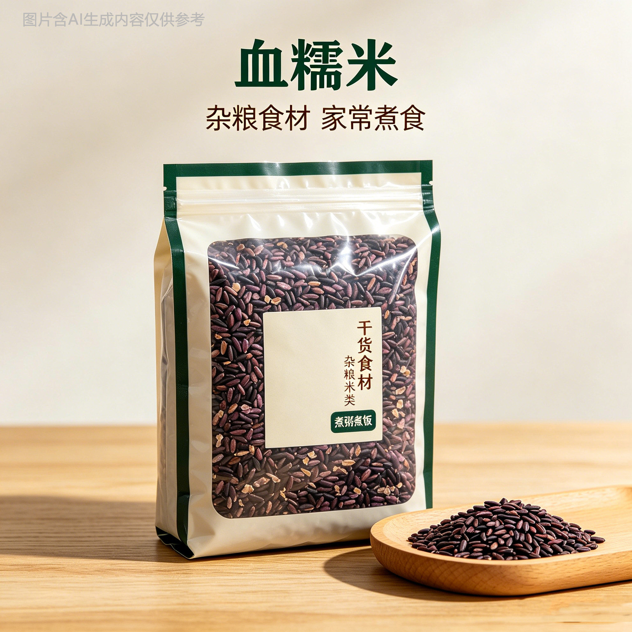 新货血糯米黑糯米奶茶店甜品材料