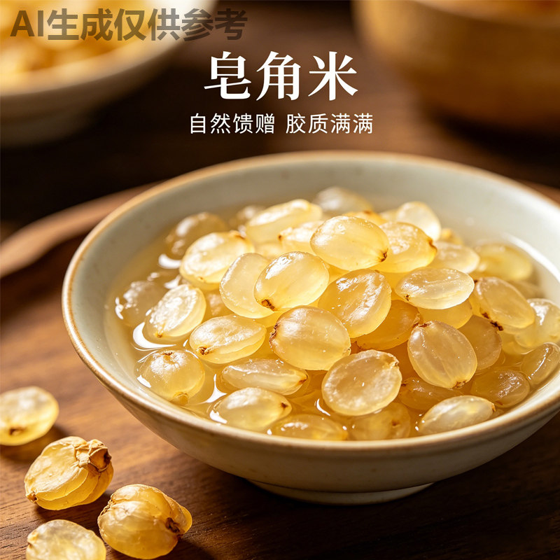 皂角米新货手工剥皮无干燥剂干货